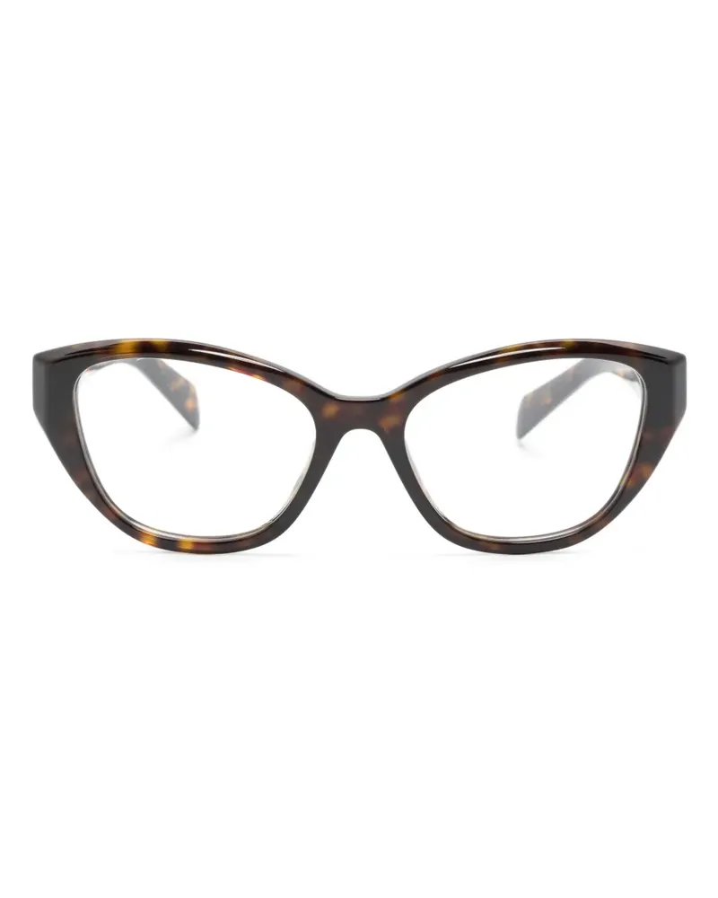 Prada Brille im Cat-Eye-Design - Braun Braun