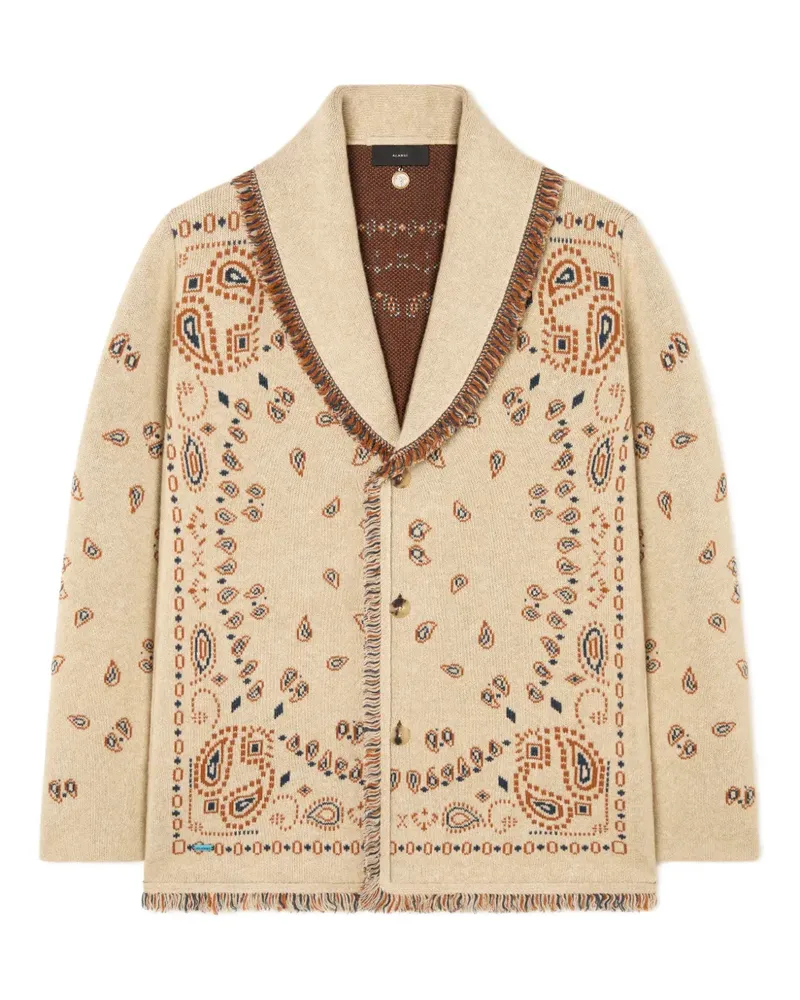Alanui Cardigan aus Jacquard - Nude Nude