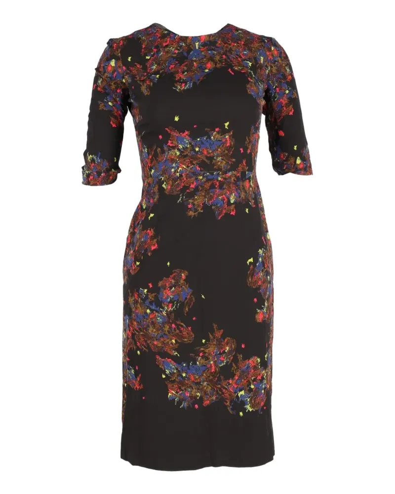 Erdem printed dress - Schwarz Schwarz