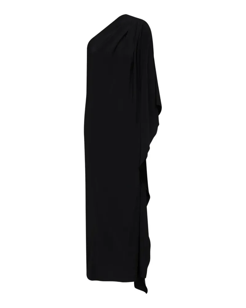 Gianluca Capannolo one-shoulder draped gown - Schwarz Schwarz