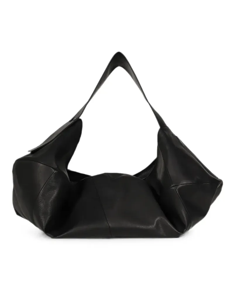 TAAKK Schultertasche mit Einsätzen - Schwarz Schwarz