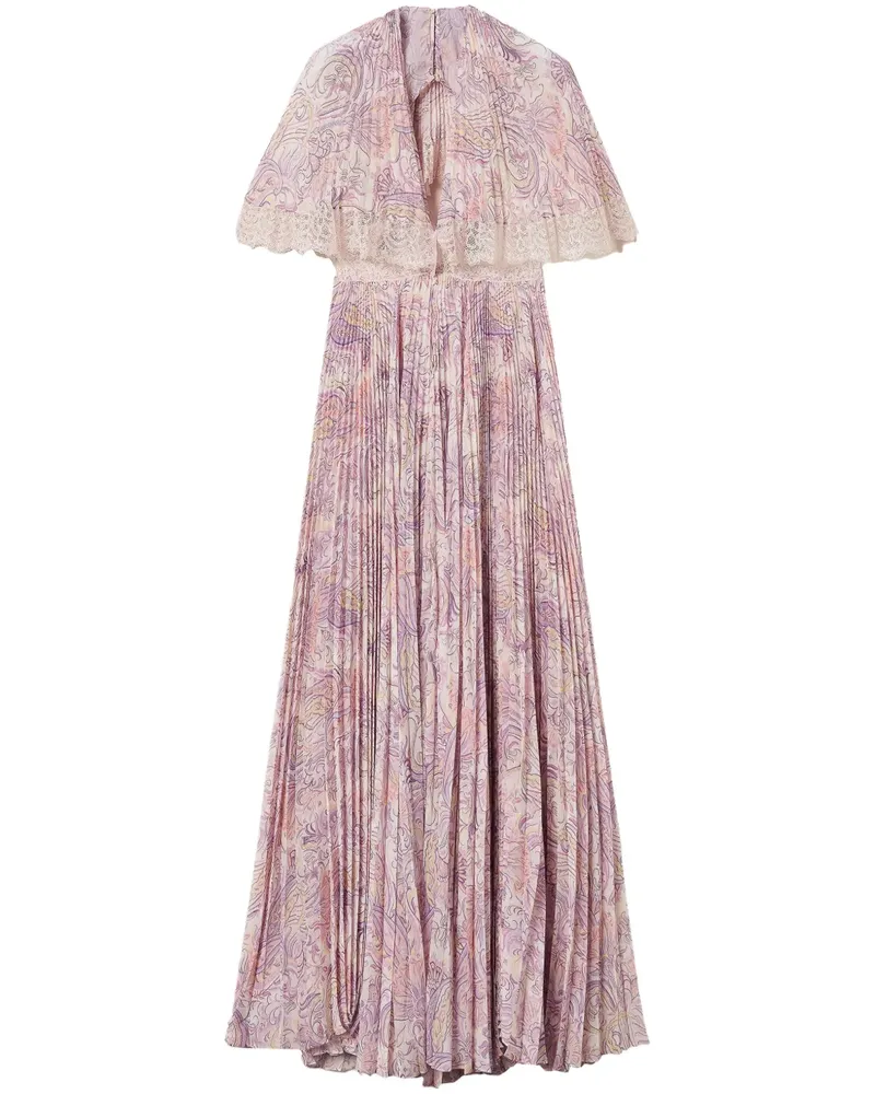 Twin-Set Plissiertes Kleid - Rosa Rosa