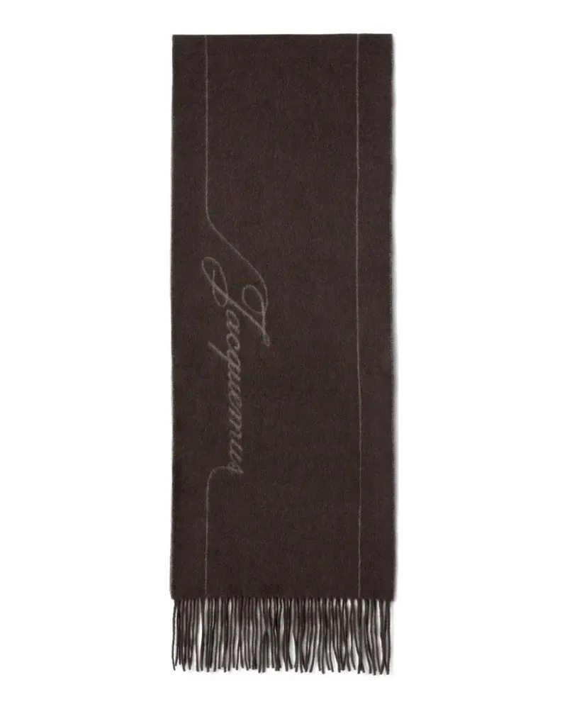 Jacquemus The Citta scarf - Braun Braun