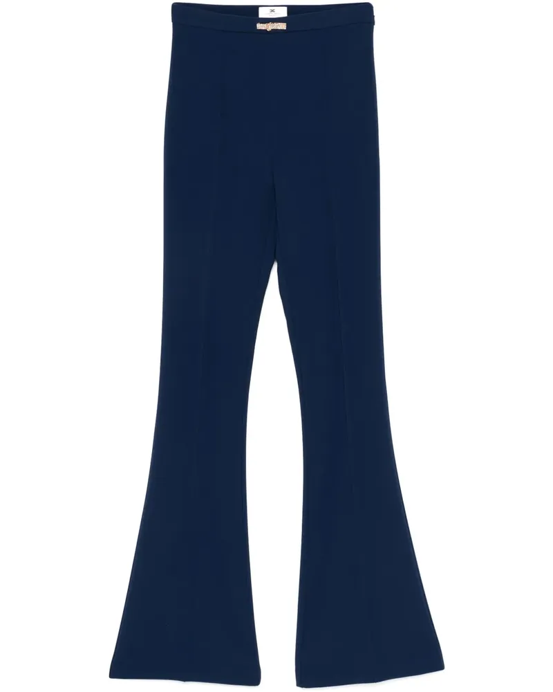 Elisabetta Franchi Hose aus Krepp - Blau Blau