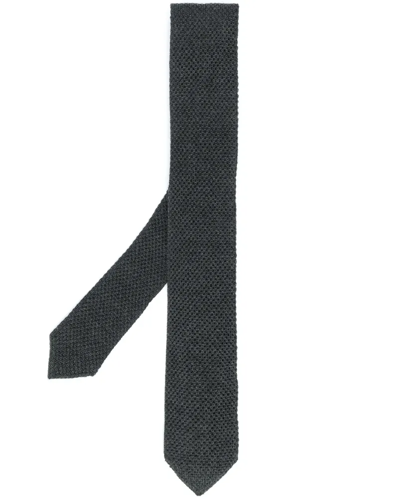 Brunello Cucinelli Gestrickte Krawatte - Grau Grau