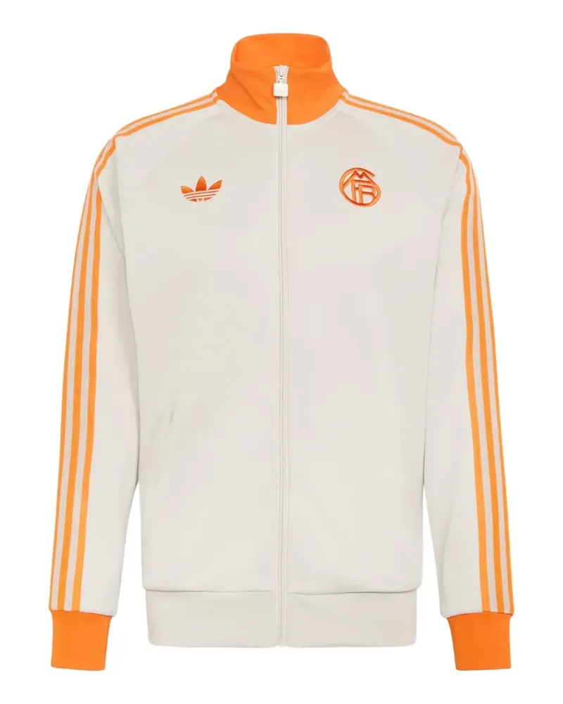 adidas FC Bayern Originals Pullover mit Logo-Stickerei - Nude Nude