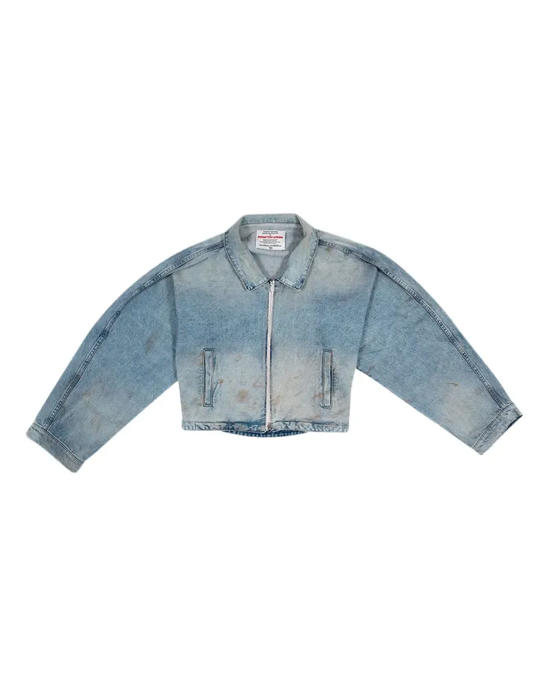 RRR123 Rose Jeansjacke - Blau Blau
