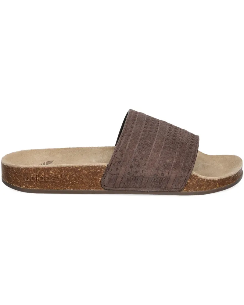 adidas Adilette patterned sandal - Braun Braun