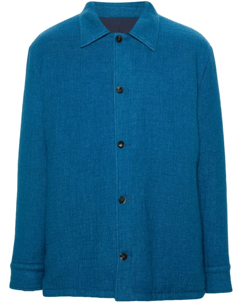 Gabriela Hearst Wendbare Argus Hemdjacke - Blau Blau