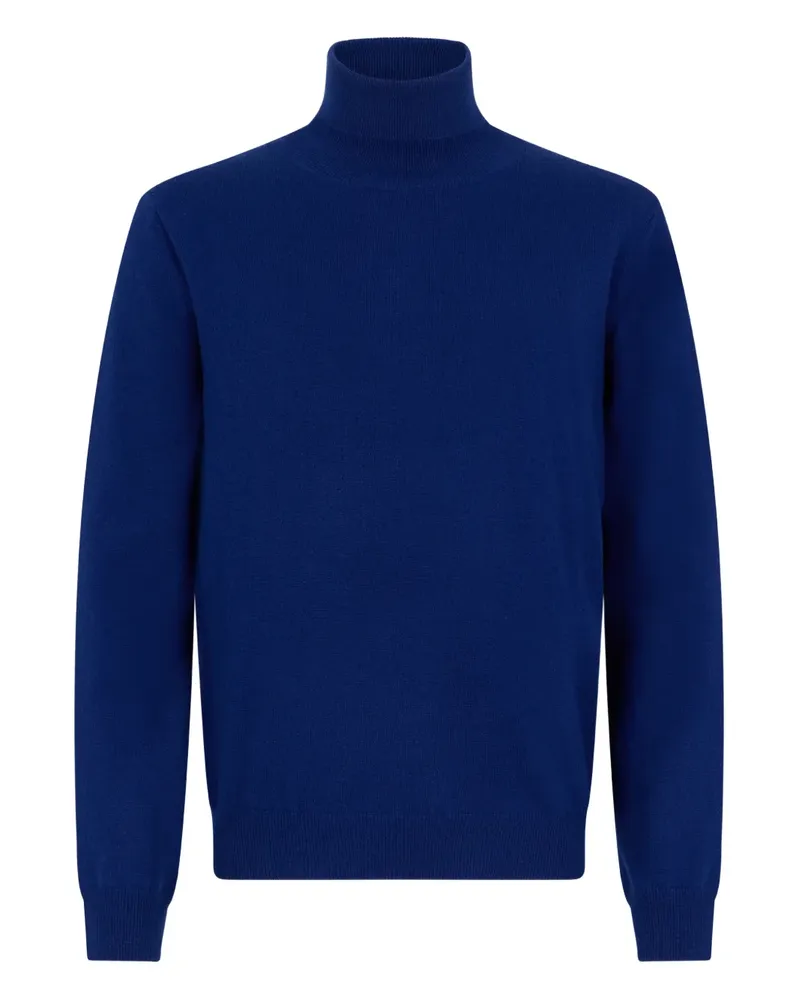 Malo roll-neck sweater - Blau Blau