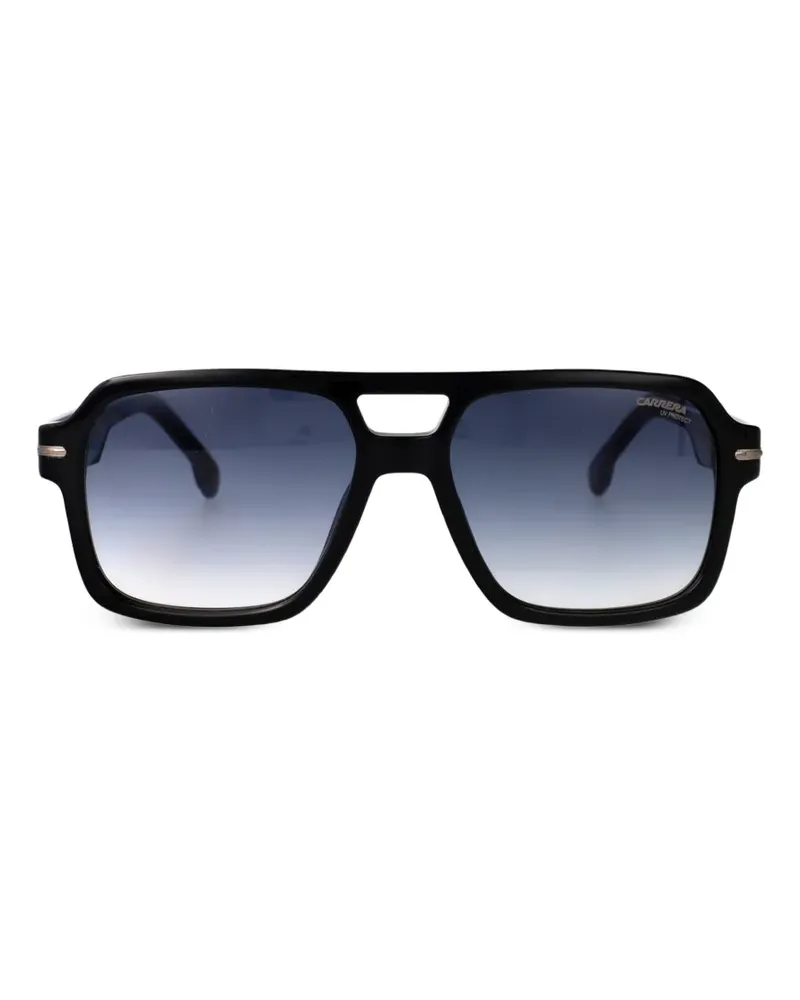 Carrera double-bridge pilot-frame sunglasses - Schwarz Schwarz