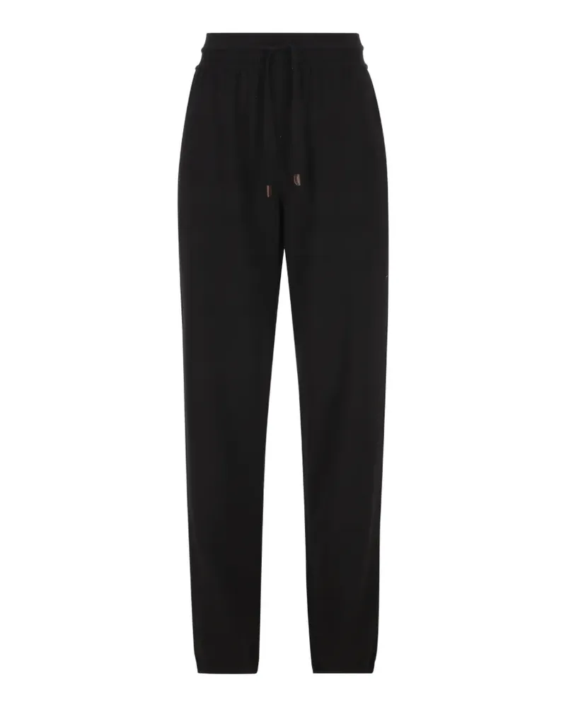 Loro Piana elasticated-waist track pants - Schwarz Schwarz