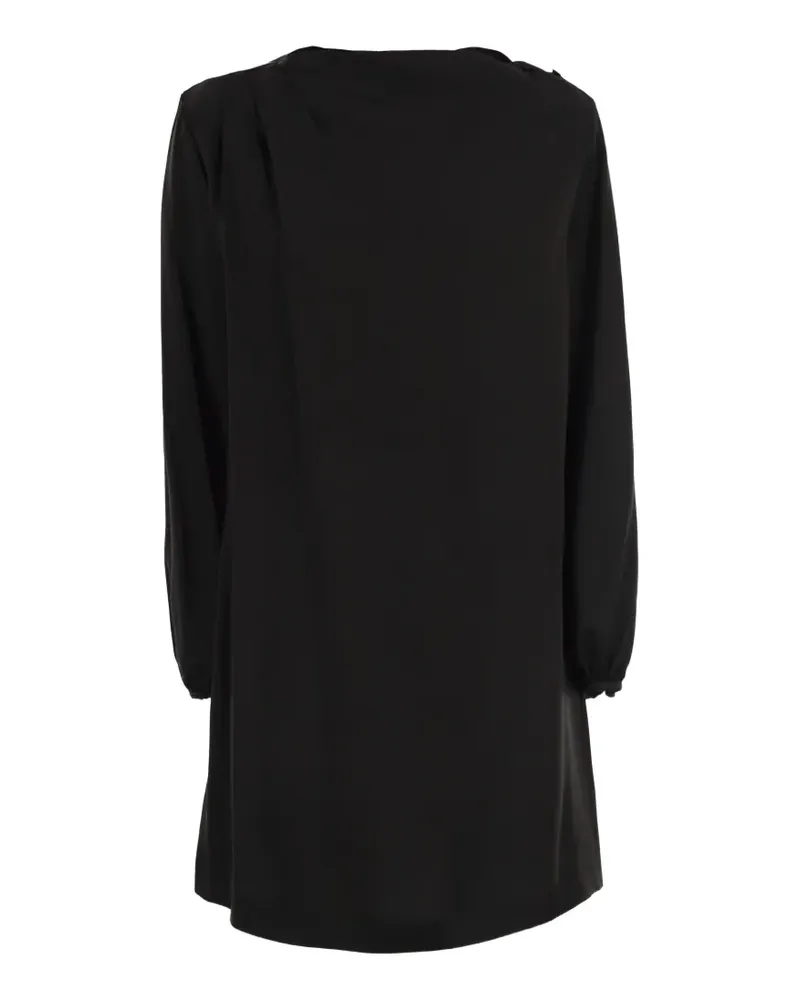 Max Mara Minikleid mit Puffärmeln - Schwarz Schwarz