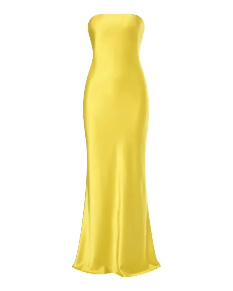 Norma Kamali Trägerloses Abendkleid - Gelb Gelb