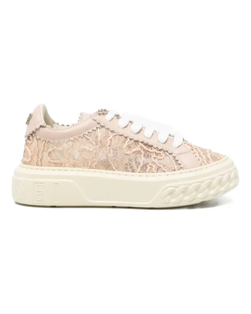 Casadei logo-detail sneakers - Rosa Rosa