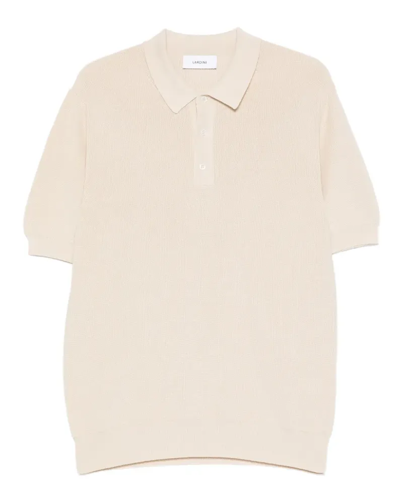 LARDINI Poloshirt mit kurzen Ärmeln - Nude Nude