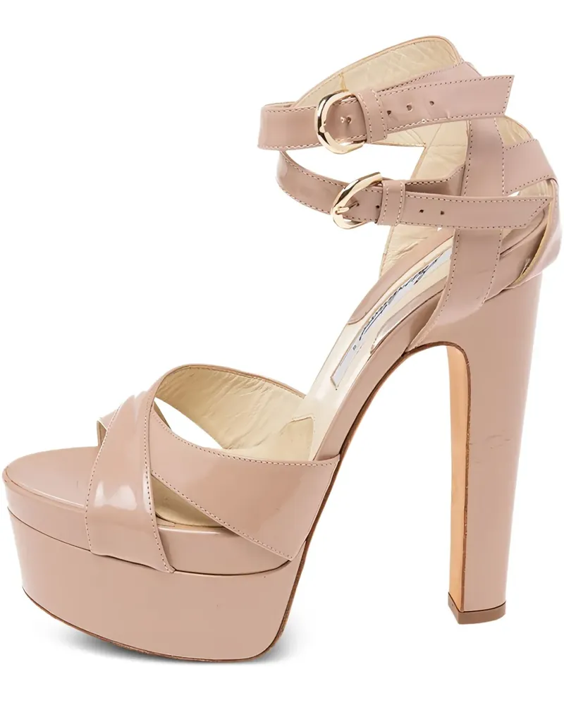 Brian Atwood Pre-owned Plateau-Sandalen 150mm - Nude Nude