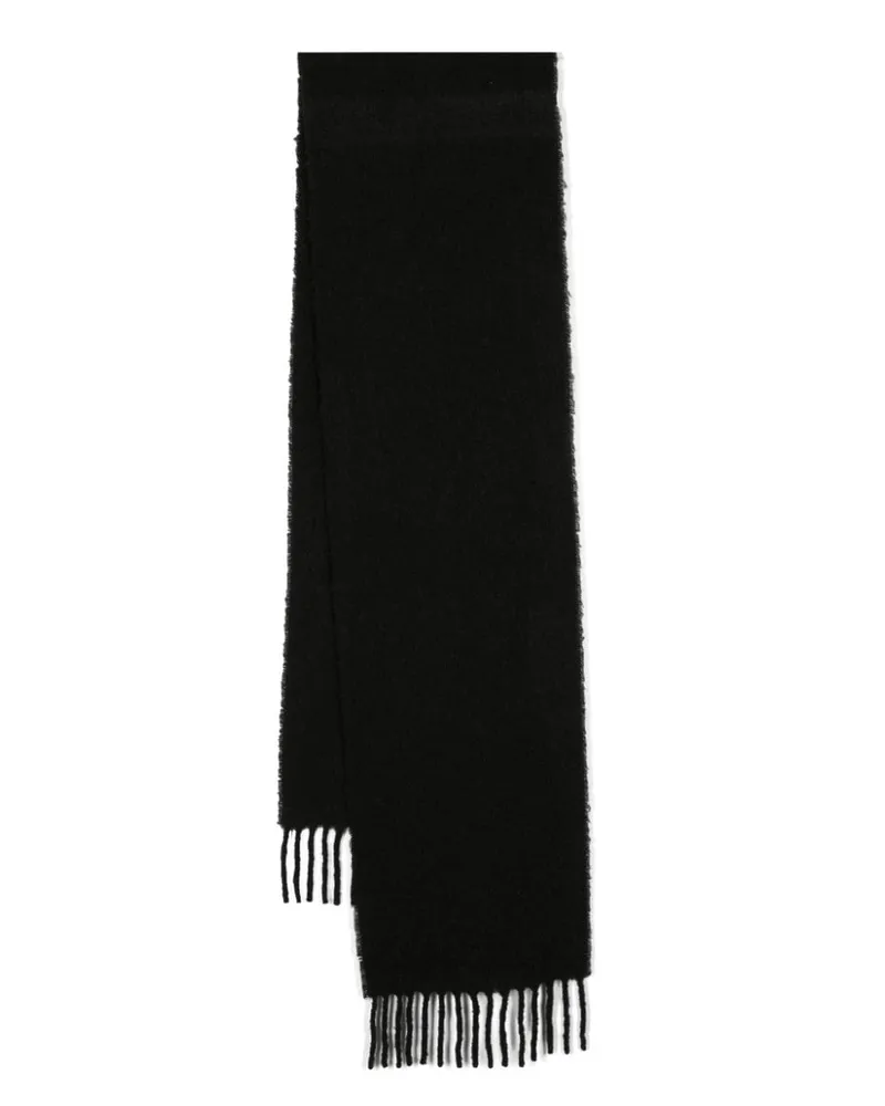 Totême Schal mit Monogramm - Schwarz Schwarz
