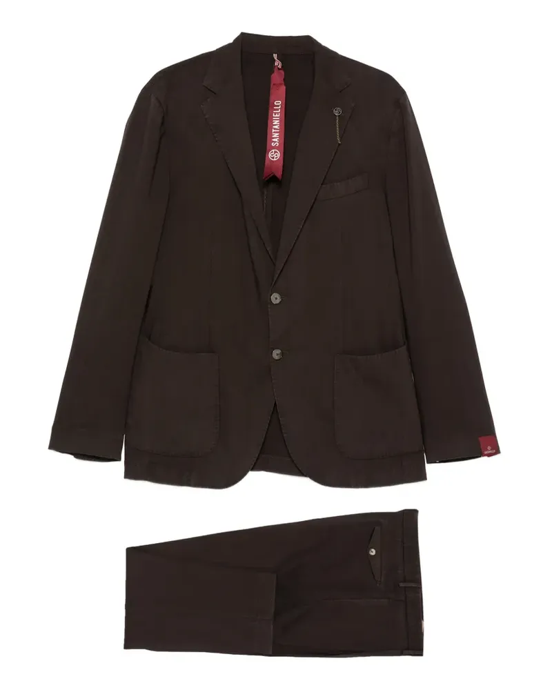 Biagio Santaniello pocket suit - Braun Braun