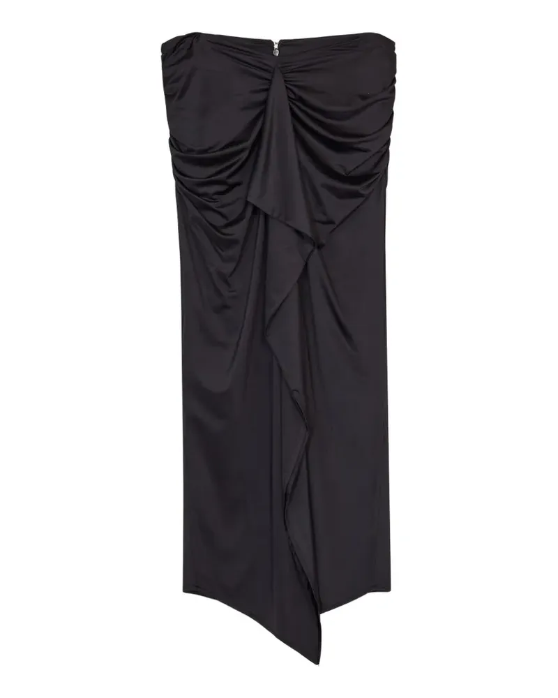 Essentiel draped ruffled skirt - Schwarz Schwarz