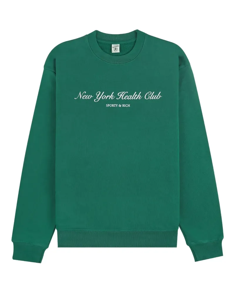 SPORTY & RICH Klassisches Sweatshirt - Grün Grün