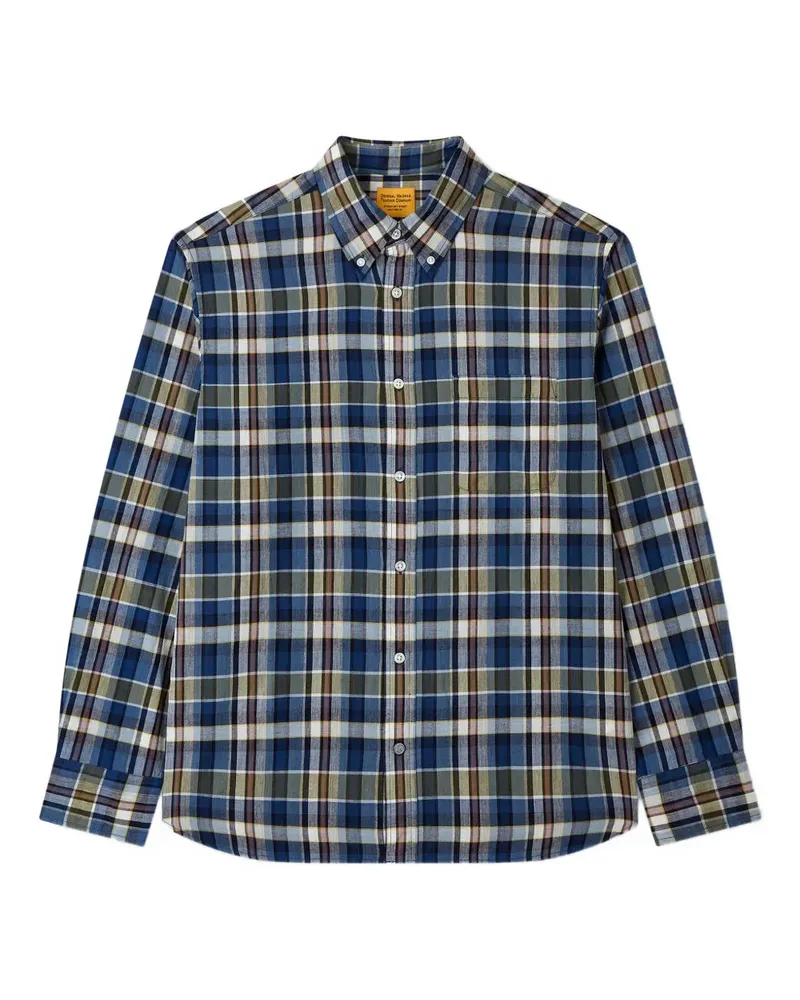 ManOnTheBoon Kariertes Hemd - Blau Blau