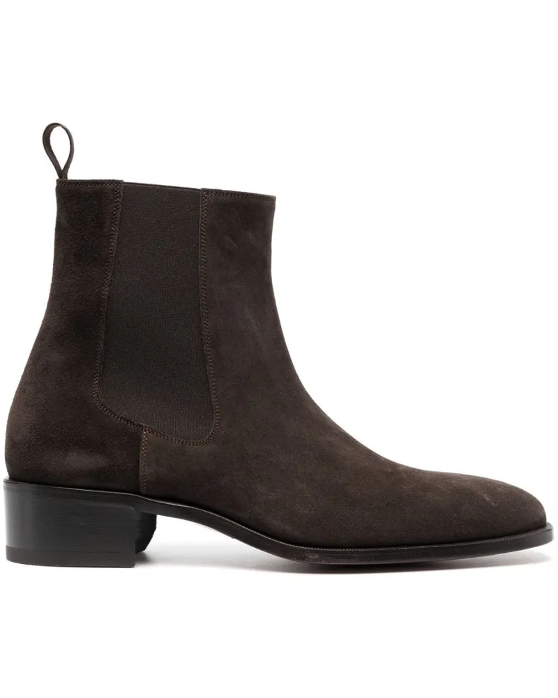 Tom Ford Stiefel mit eckiger Kappe 40mm - Braun Braun