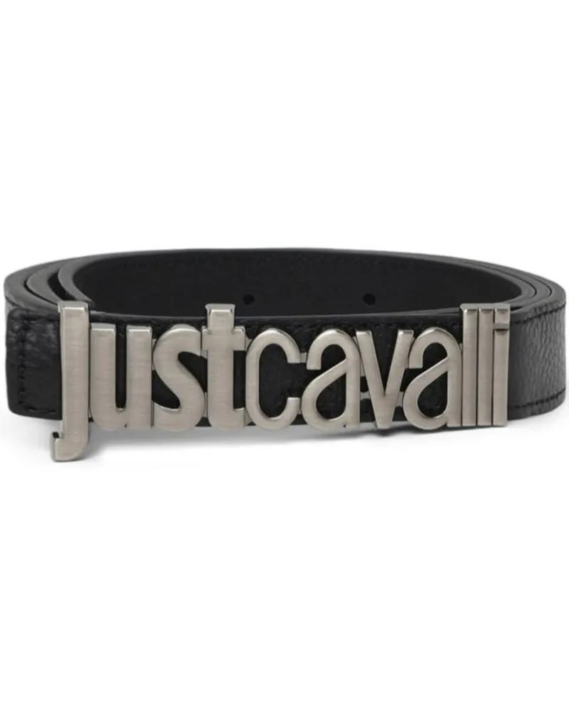 Just Cavalli Gürtel mit Logo - Schwarz Schwarz