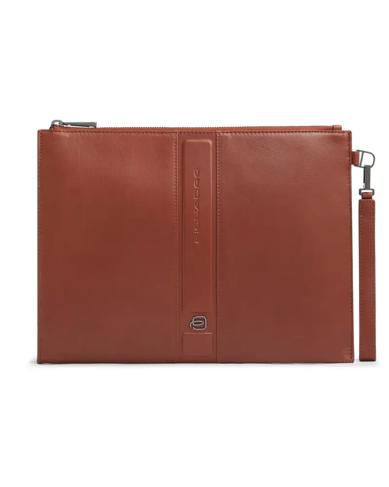 Piquadro Victor Clutch mit Logo - Braun Braun