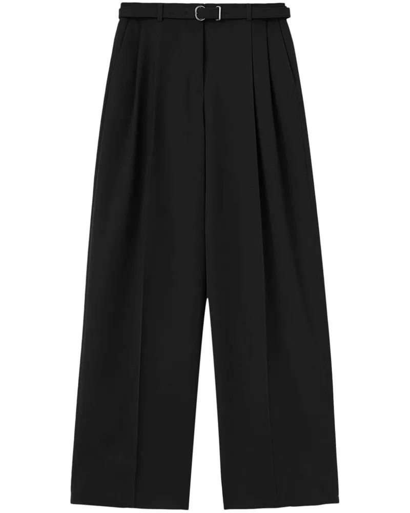 Jil Sander Hose mit Gürtel - Schwarz Schwarz