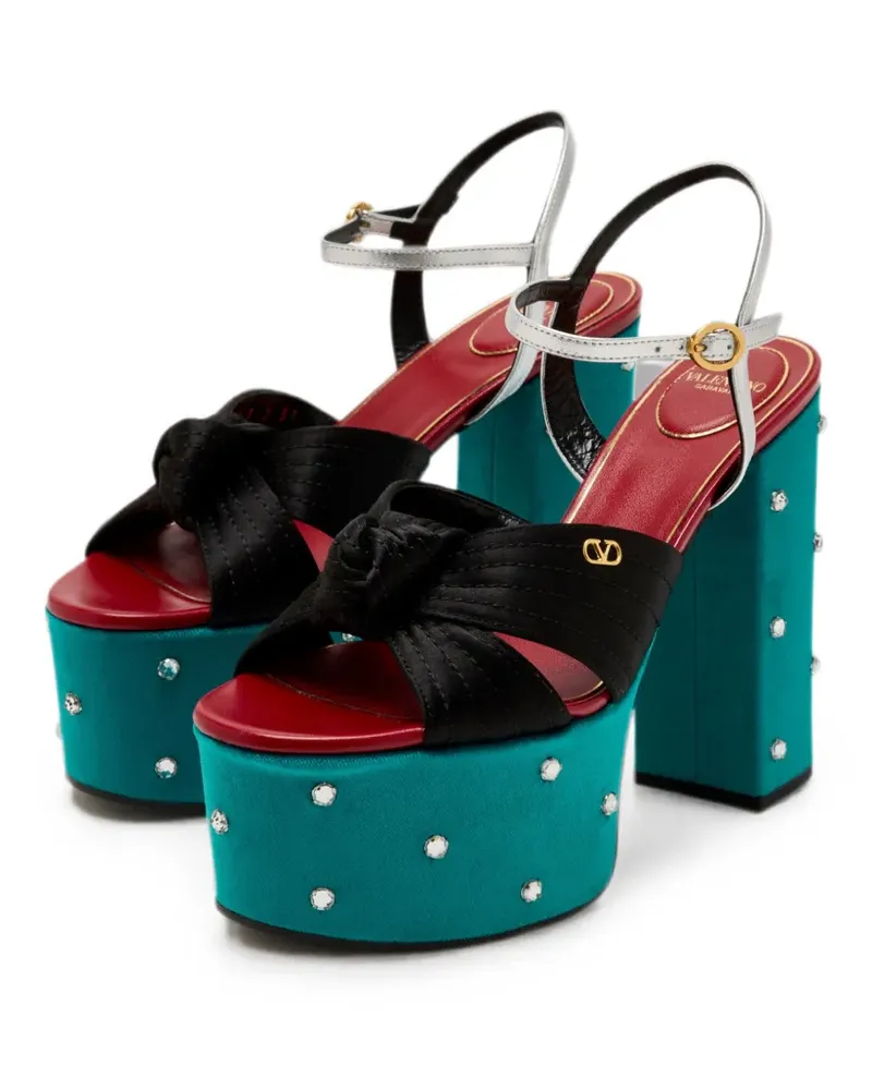 Valentino Garavani VLogo Signature Sandalen - Schwarz Schwarz