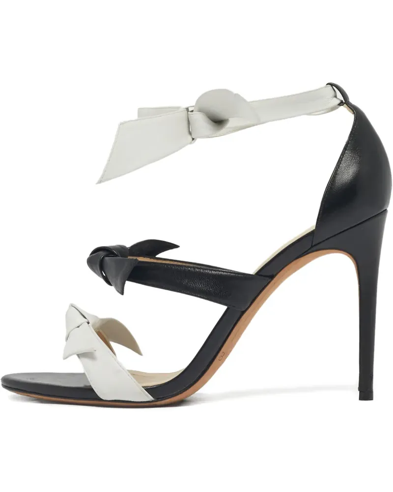 Alexandre Birman bow-detail sandals - Schwarz Schwarz