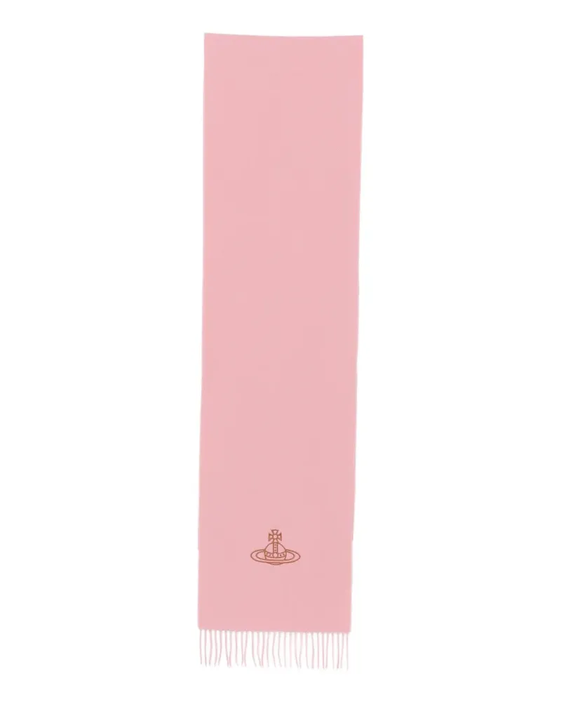 Vivienne Westwood Schal mit Orb-Stickerei - Rosa Rosa