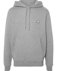 Kitsuné Hoodie mit Fuchs Grau