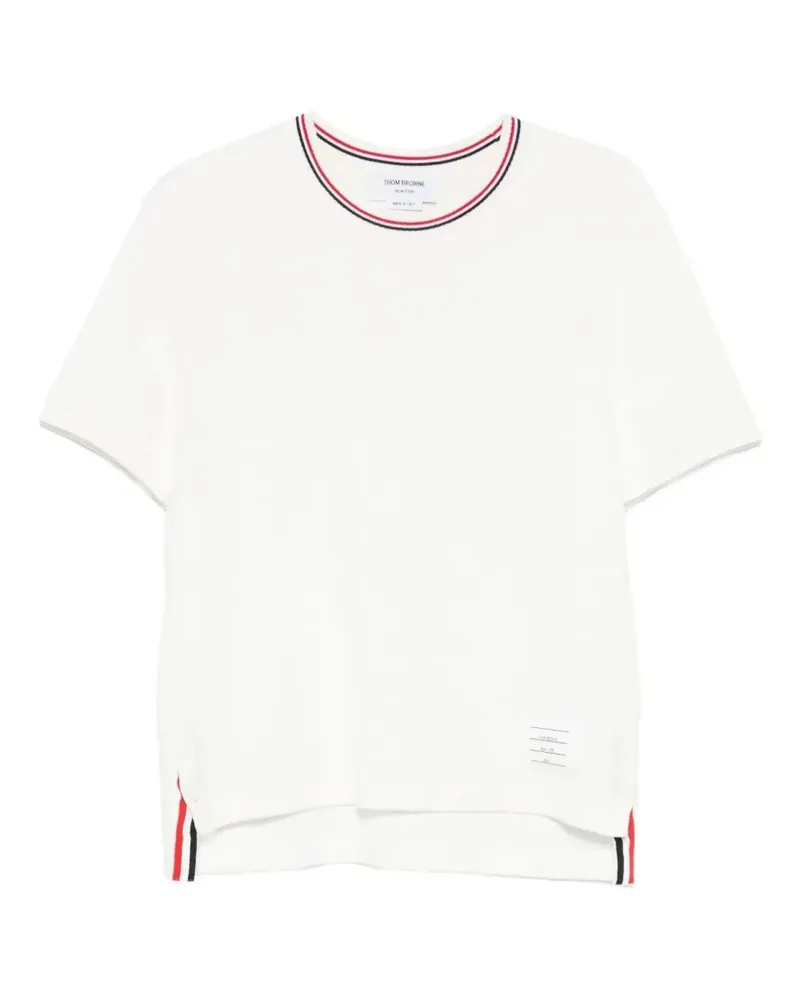 Thom Browne crew-neck T-shirt - Weiß Weiß
