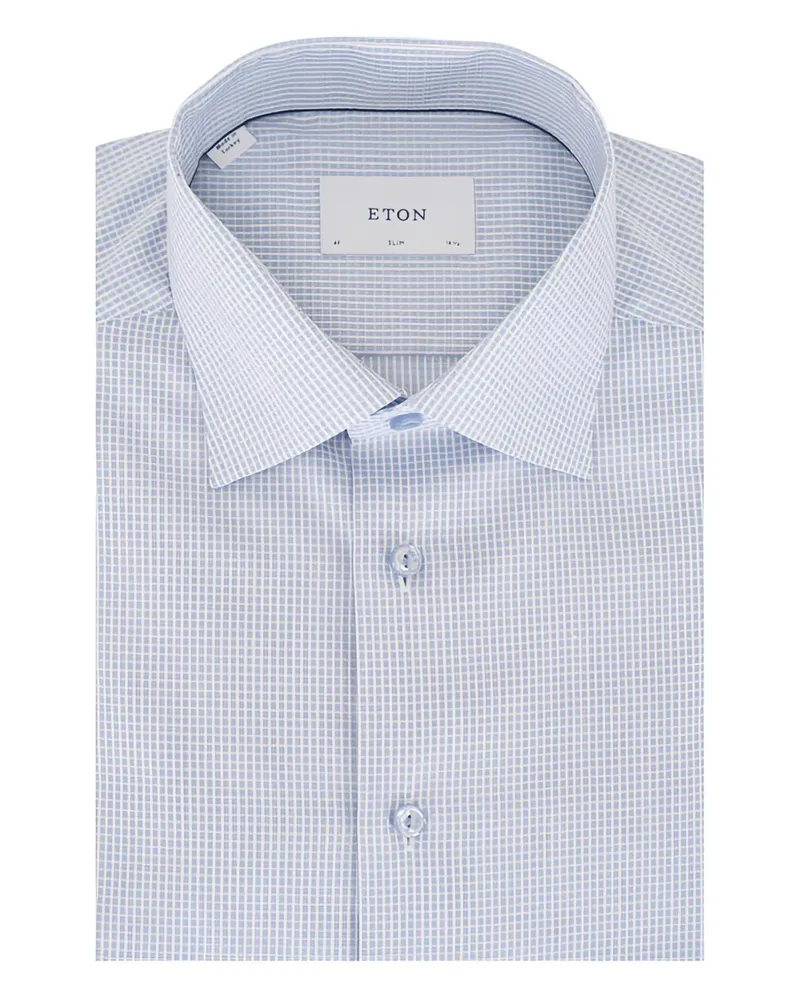 Eton ckecked shirt - Blau Blau