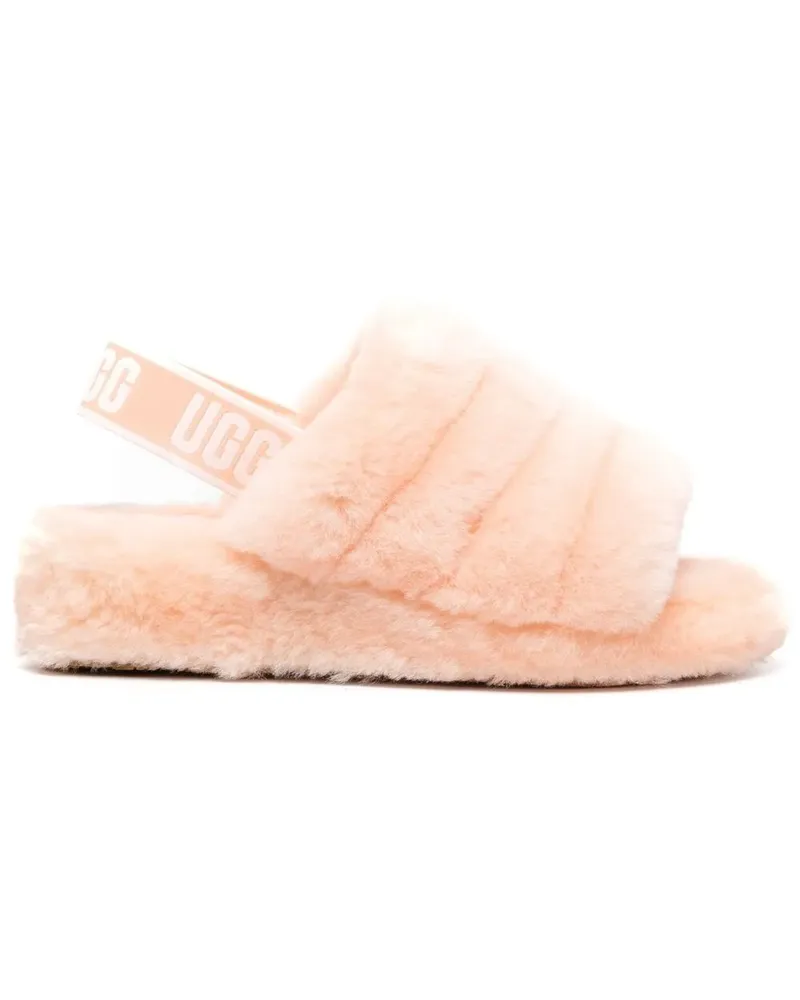 UGG Fluff Yeah Pantoletten - Rosa Rosa
