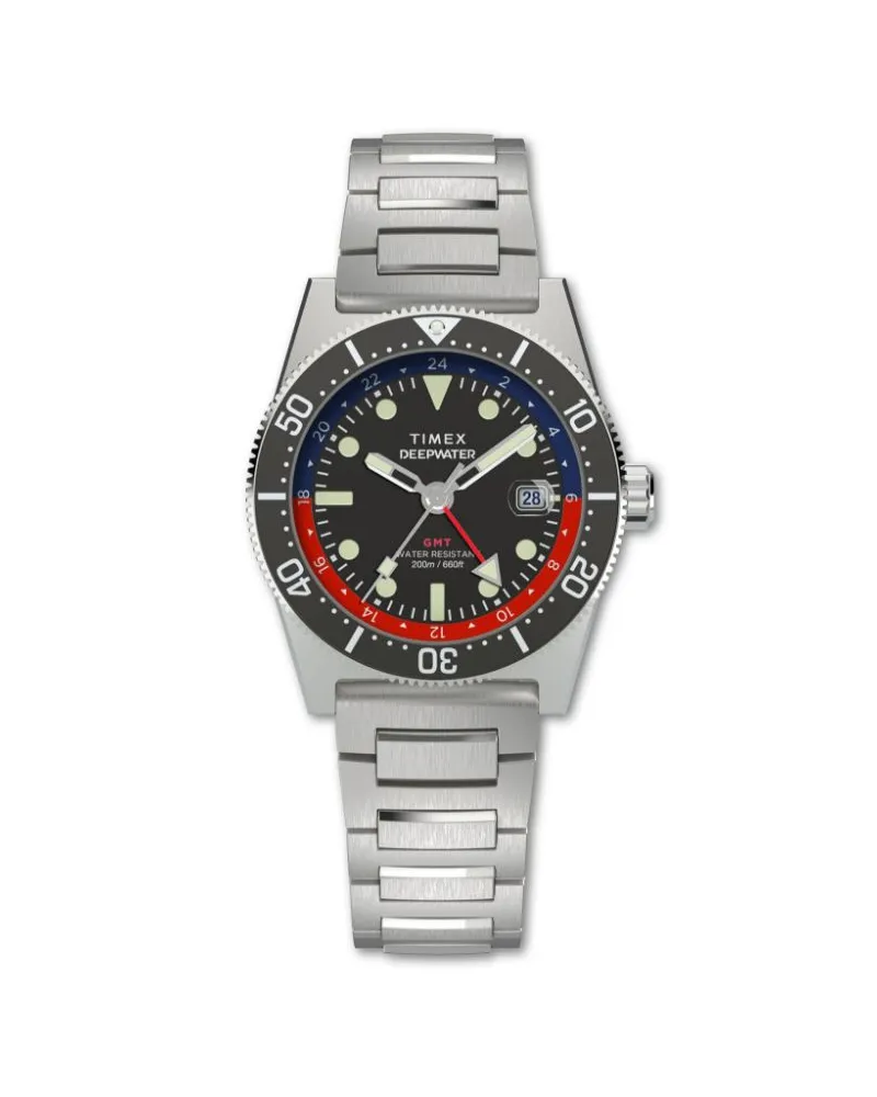 Timex Deepwater Reef 200 41mm - Silber Silber