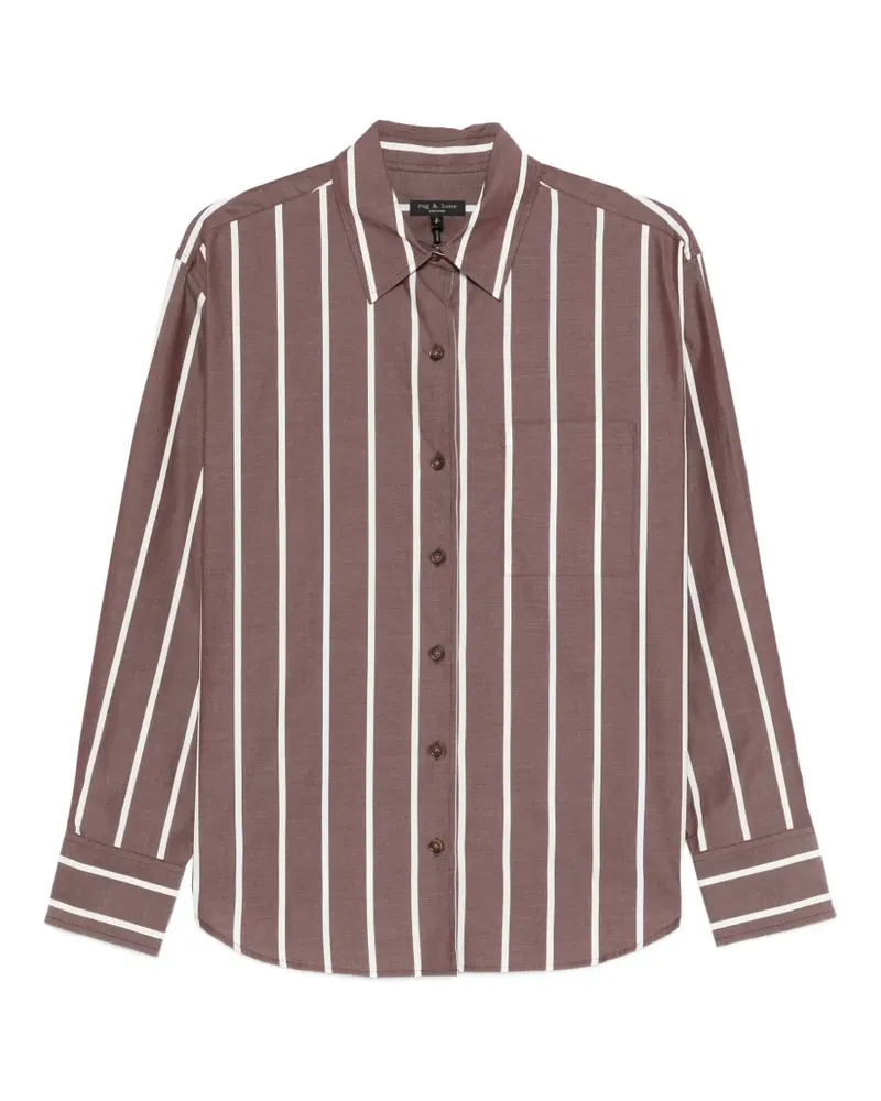 Rag & Bone striped pocket shirt - Braun Braun