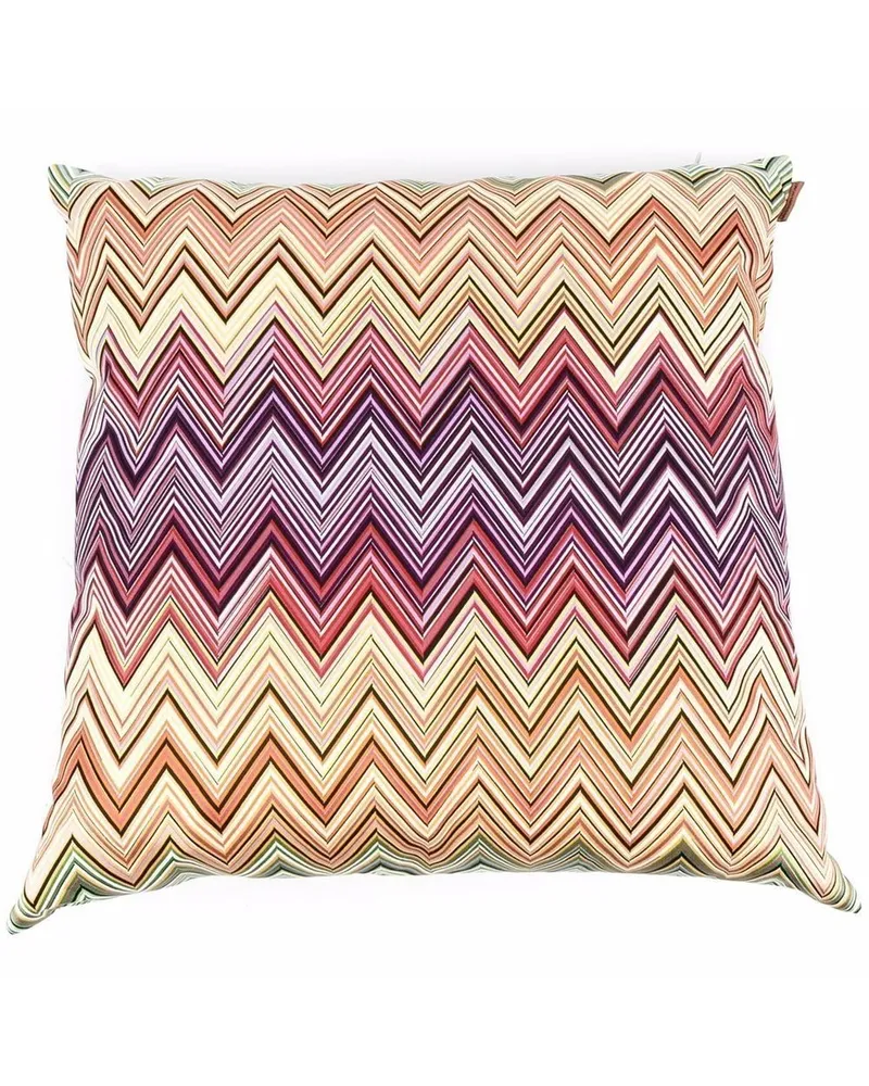 Missoni Home Jarris Kissen mit Zickzackmuster - Violett Violett
