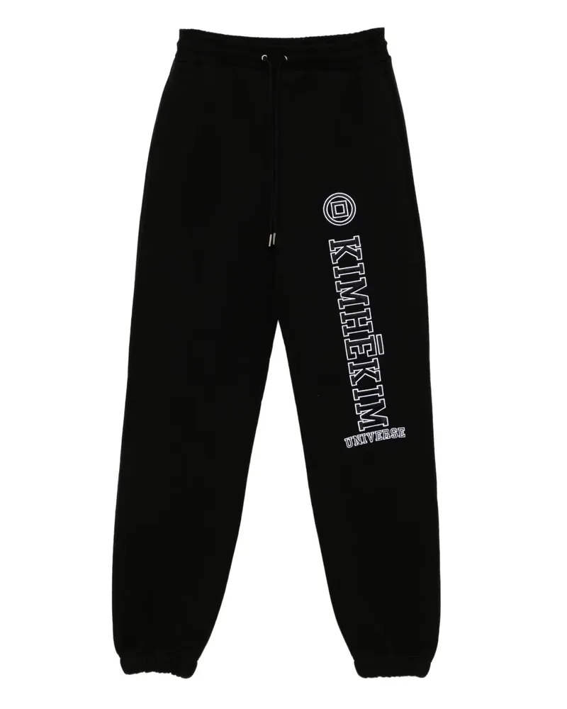 KIMHEKIM logo-appliqué track pants - Schwarz Schwarz