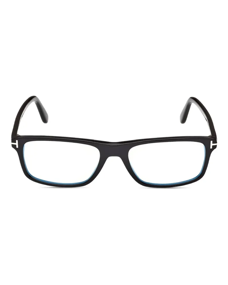 Tom Ford rectangle-frame glasses - Schwarz Schwarz