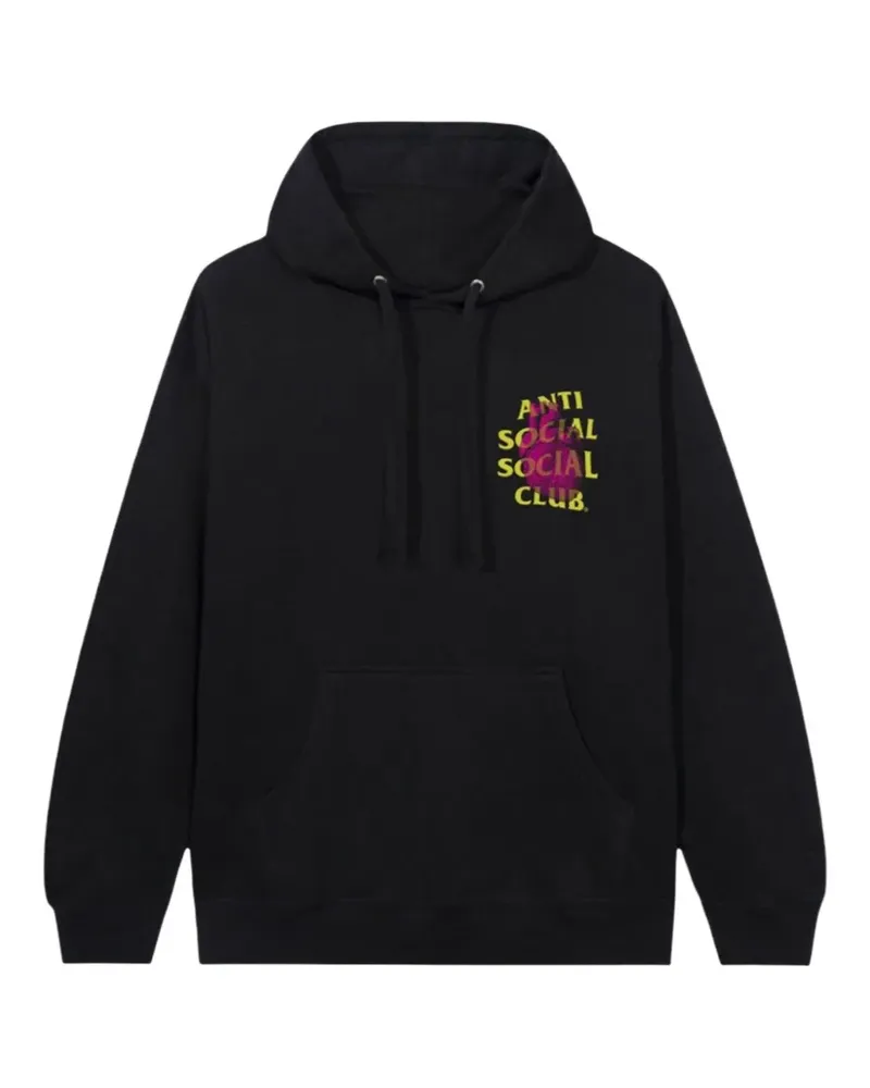 Anti Social Social Club Pulse Check Hoodie - Schwarz Schwarz