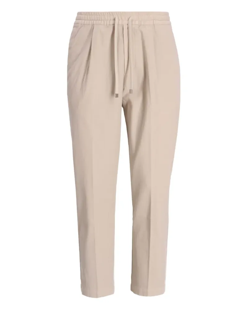 Jacob Cohën Daniel Bundfaltenhose mit Kordelzug - Nude Nude