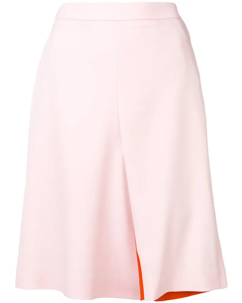 Y/PROJECT Rock mit Kontrastfutter - Rosa Rosa