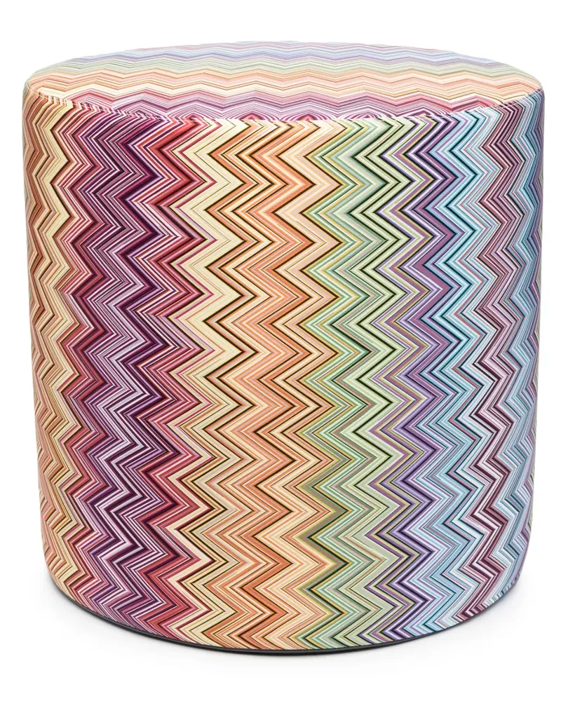 Missoni Home Hocker mit Zickzackmuster - Orange Orange