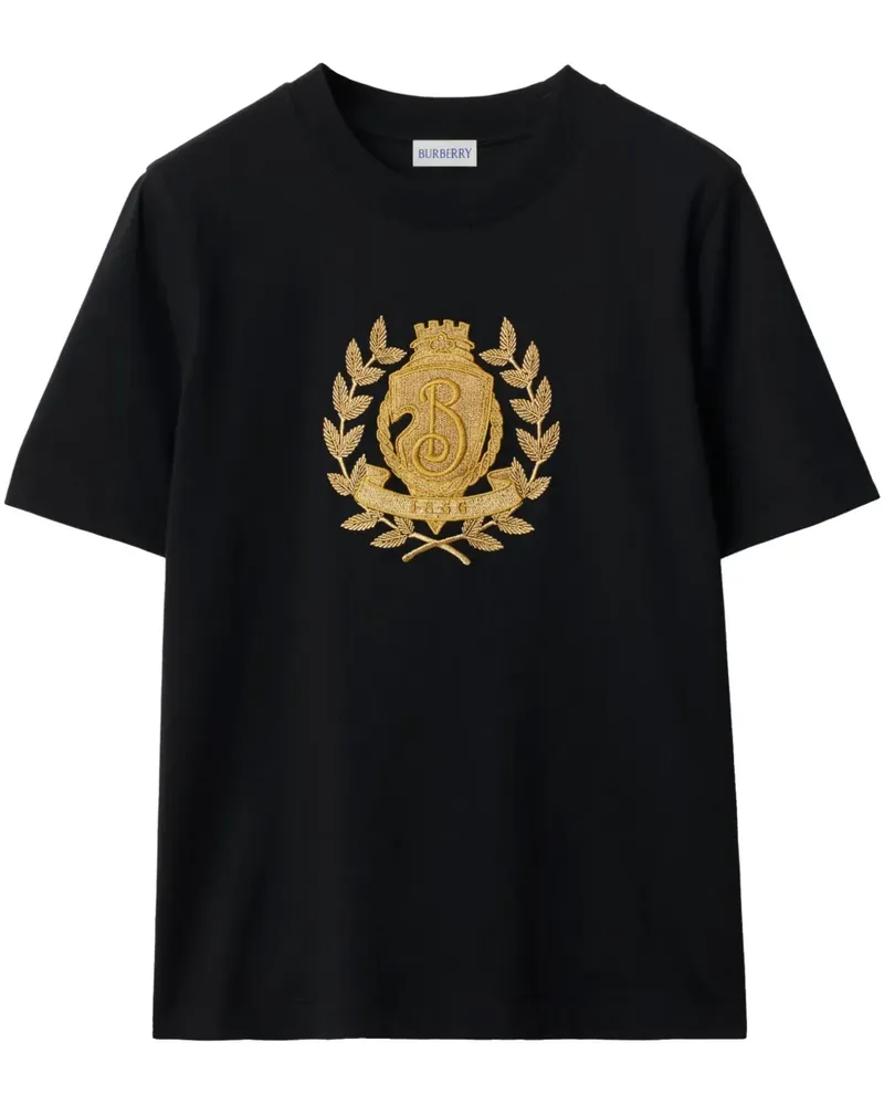 Burberry B Crest T-Shirt - Schwarz Schwarz