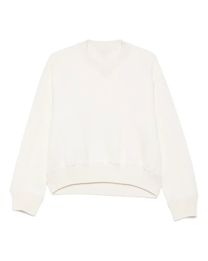 Sacai Pullover mit Rundhalsausschnitt - Nude Nude