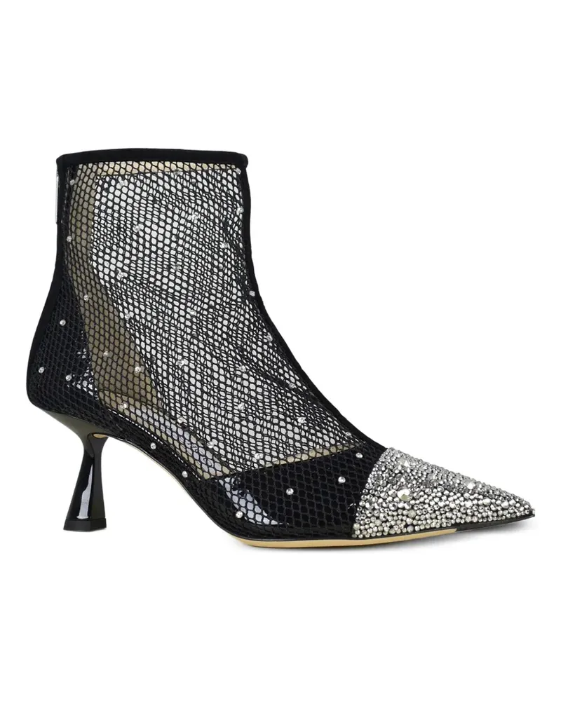 Jimmy Choo Stiefeletten mit Kristallen - Weiß Weiß