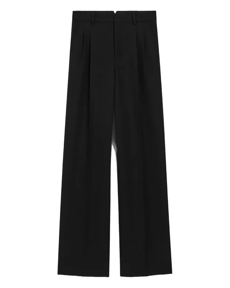 AMI Paris Hose mit geradem Bein - Schwarz Schwarz